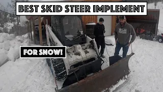 #648 - Installed New Suspension Seat In My Skid Steer! Best Skid Steer Implement For Snow.