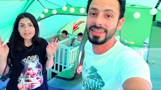 يوم كامل في الخيمة 🏕 (جولة في خيمتنا الجديدة)