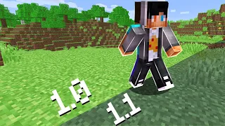 ختمت ماين كرافت في جميع التحديثات (تدريجيًا) من 1.0 الى 1.17 !؟🔥