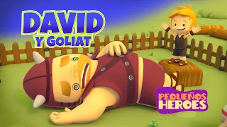 David y Goliat ⚔️ - Pequeños Héroes | Canciones cristianas para Niños