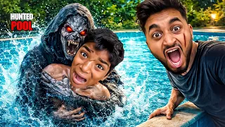 GHOST ☠️🧟 IN SWIMMING POOL | SWIMMING POOL OF MONSTER #sinotalgaming 
