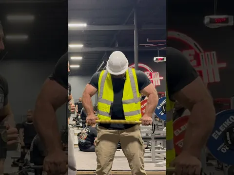 Construction Worker vs US Marine Impossible Bar Bend Challenge