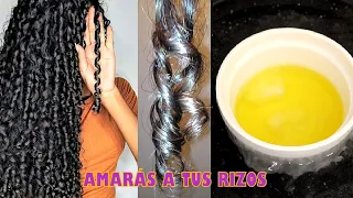 💞OJALÁ HUBIERA SABIDO ANTES ESTE TRATAMIENTO CASERO PARA EL PELO RIZADO ANTES...*