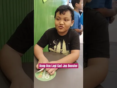 Ocep Ocu Mau Minum Jus Booster Dulu Biar Sehat Guys! 💥 #ocep #ocu #shorts