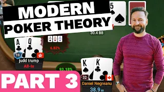 PART 3!!! How to Use MODERN POKER THEORY - $25,000 Buy-in Super High Roller!