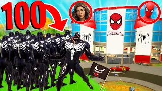 VENOM Attaque la MAISON de SPIDERMAN et sa COPINE ! Fortnite Chapitre 3