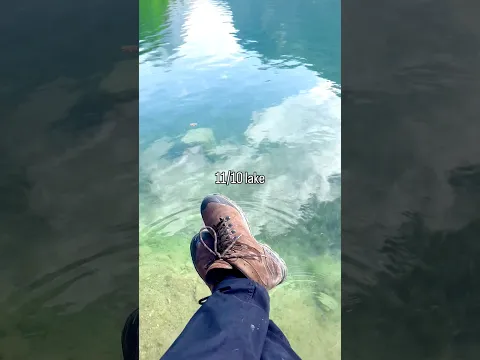 Beautiful lake 😍🤯 #travel #lake #mountains