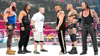 Roman Reigns, John Cena & Braun Strowman vs Goldberg, The Undertaker & Brock Lesnar