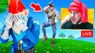 Je STREAMHACK LUDO sur FORTNITE ! (Il pleure)