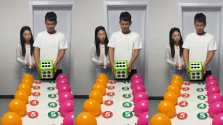 Family Balloon Stomp Challenge #Funny #Comedy #Fun #FunnyShorts #FunnyFails #FunnyGames
