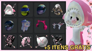 COMO CONSEGUIR +6 ITENS GRÁTIS NO ROBLOX?! 😨😍