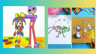 Creative and Amazing The Digital Circus Short Videos Collection 😮😍|| Creative Cardboard Craft#art 