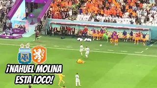 LEANDRO PAREDES lanza BALONAZO a la BANCA de HOLANDA *TERRIBLE REACCIÓN* en el ARGENTINA vs HOLANDA