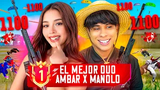 ¡Mi futuro dúo THEMANOLOV se ENAMORA de mi FRANCOTIRADOR! 🤯💘 | Free Fire BR Clasificatoria