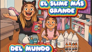 Hicimos EL SLIME MÁS GRANDE DEL MUNDO !! Eso tratamos 