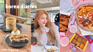 vlog 🇰🇷 han river picnic, cute cafes, karaoke, michelin guide samgyeopsal, namsan tower 🌅