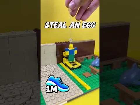 From Noob to PRO: The Ultimate Egg Steal in Lego Roblox! 🦀🔥 #roblox #lego