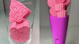 Very Satisfying and Relaxing Kinetic Sand ASMR, drop and squish.