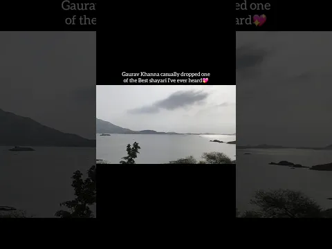 Gaurav Khanna casually dropped one of the Best shayari I've ever heard #shorts #shayari #song