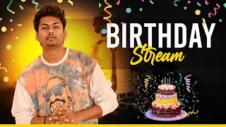 BIRTHDAY WALI STREAM ME SWAGAT HAI AAPKA | CAKE CUTTING KARIEN 300K LIKES PAR..?