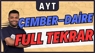 50 DAKİKADA 🔥FORMÜLLERLE🔥AYT ÇEMBER VE DAİRE FULL TEKRAR 🚩TEK VİDEO !