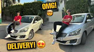 Finally new car ki delivery le li 😍