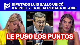 🔥 VALERIA RIPOLL PEGADA AL AIRE 🔥 DIPUTADO LUIS GALLO LE PUSO LOS PUNTOS