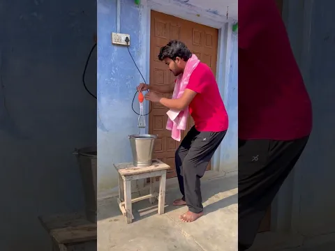 Sardi Mein Thanda Pani🥶 #shorts