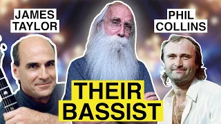 This bassist has played on over 2000 ALBUMS!!! @lelandsklar6363 on @philcollins & @jamestaylor