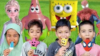 tembak-tembakan berburu harta karun es krim karakter