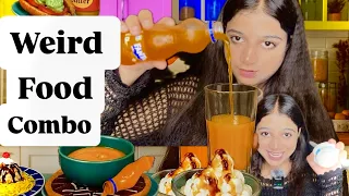 Ye aapne Kya weird food combos diye😰🍨🍕?
