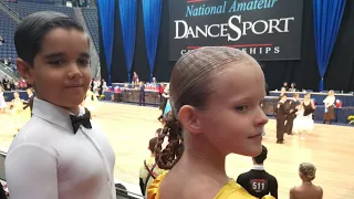 Olivia & Christian #dance #chachacha US National Amateur DanceSport Championship 2023