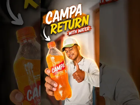 Campa Return With Orange Colour Water 😱 #shorts