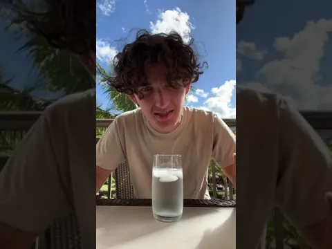This Is What Happens When You Add A Strawberry To ice Water #youtubeshorts #shorts