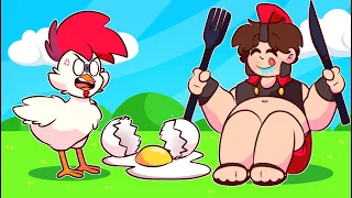 ¡INVICTOR se COME mis HUEVOS! 😂🐣 LOS COMPAS