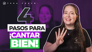 CÓMO CANTAR BIEN EN 4 PASOS | APRENDE ESTOS 4 TRUCOS PARA CANTAR MEJOR RÁPIDO | PARTE I