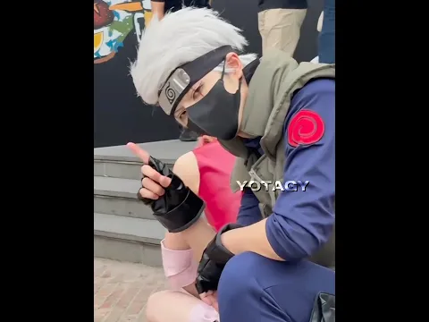 kakashi has no roots 💀🤣 #anime #cosplay #demonslayer #kimetsunoyaiba #naruto