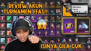 REVIEW AKUN GARENA BUAT TURNAMEN FFAS!! ISI ITEMNYA MANTAP GILA😱😱 !!!