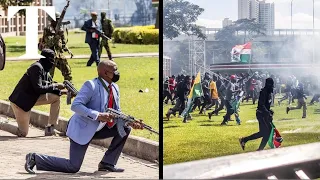 KITI CHA SPIKA WA BUNGE LA KENYA KILIVYOKALIWA NA GEN Z TAZAMA 10 WAMEKUF NDANI YA BUNGE