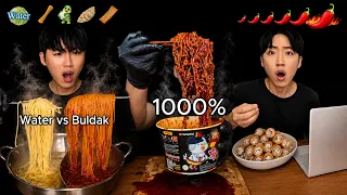 Best of BiteFlix: Buldak vs Water, Honey & More 🔥 ASMR Eating Sounds Compilation