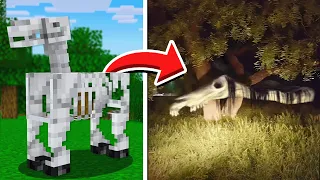 Mobs do Minecraft CAPTURADOS NA VIDA REAL o Filme