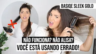 NÃO USE A BASIQE SLEEK GOLD ANTES DE VER ESSE VÍDEO *cabelo cacheado* | por Jessica Melo