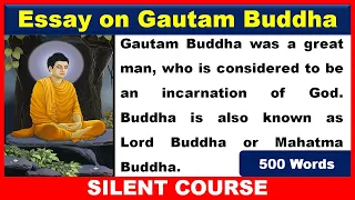 Essay on Gautam Buddha In English | English Essay on Mahatma Buddha |