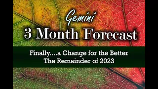 Gemini♊ ~ Oct/Nov/Dec 2023 ~ 3 Month Forecast ~ Unbelievable Shift, Rising From the Ashes Now #tarot