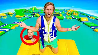 Hide N Seek In Worlds Largest Inflatable Water Park
