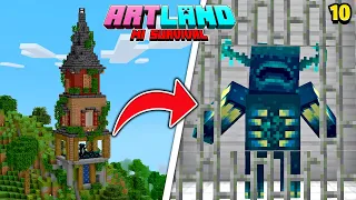 ENCIERRO AL WARDEN EN ESTA TORRE EN MINECRAFT 1.19 | ArtLand Cap 10