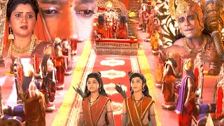 लव कुश के प्रश्न पूछते ही सबकी आँखों में आया आंसू | रामायण लव कुश कथा | महाबली हनुमान