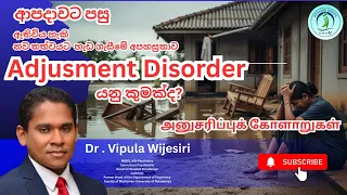 ආපදාවට පසු ඇතිවිය හැකි නව තත්ත්වයට  හැඩ ගැසීමේ අපහසුතාව (Adjustment Disorder) යනු කුමක්ද?"