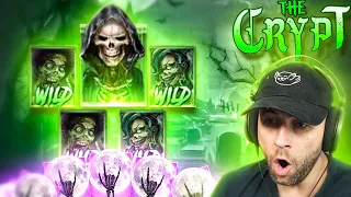 I SPIN into a MAX BET BONUS on the *NEW* CRYPT slot!! (Bonus Buys)