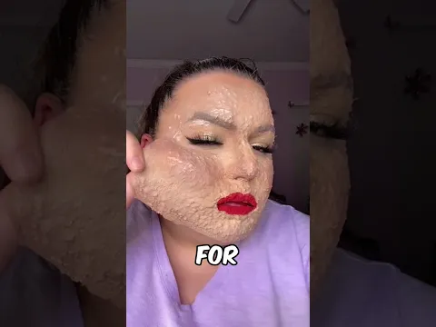 She was afraid to take her makeup off😓